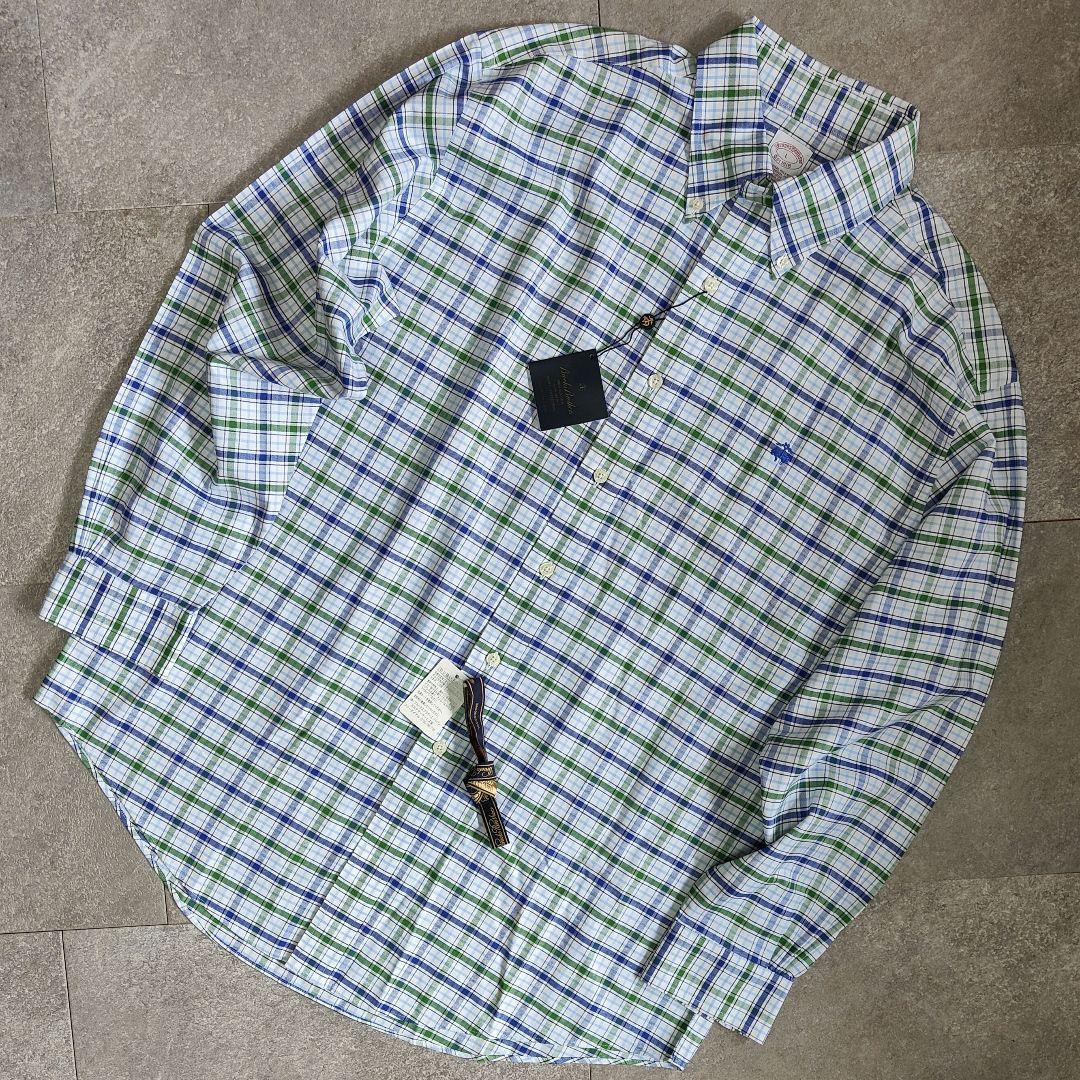 【BrooksBrothers】未使用品 B.Dチェックシャツ ロゴ刺繍 Brooks Brothers - 古着 ブルックスブラザーズ Brooks Brothers 長袖