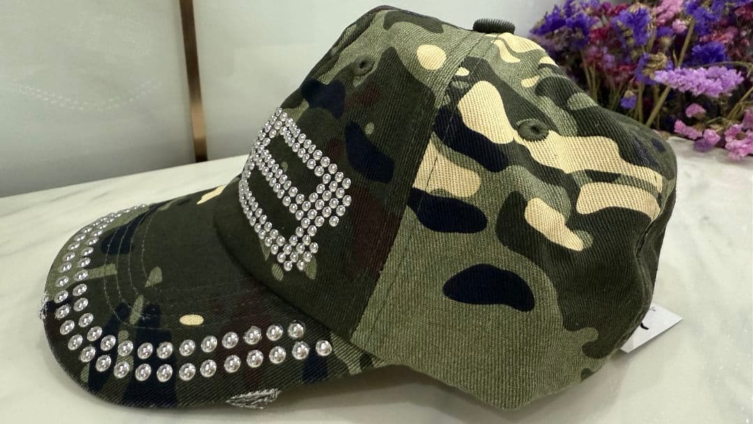 BEEDEN BD スタッズ ダメージキャップ マルチカラー 未使用 迷彩#15