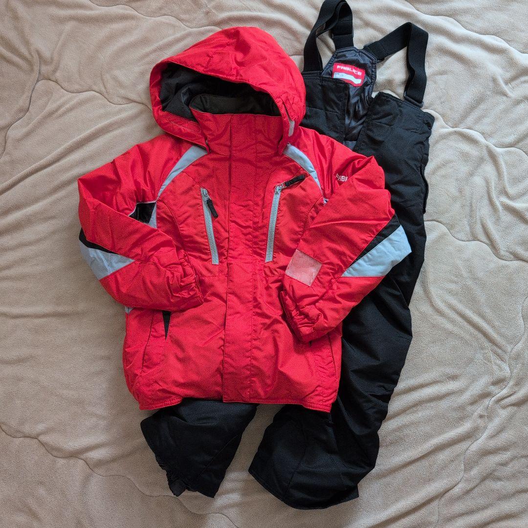 FABLICE スキーウェア 140 赤/黒 - メルカリ