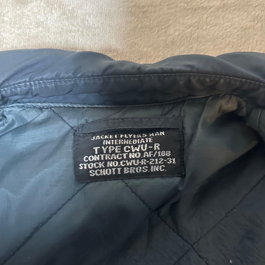 希少80sSchottCWU-RジャケットMA-1フライトジャケット田中シェン着
