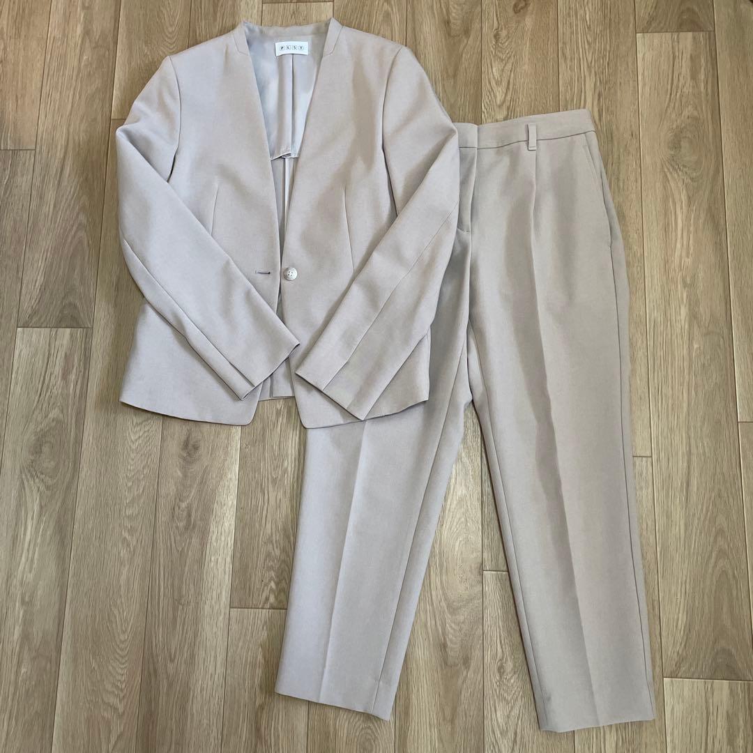 PLST プラステ　パンツスーツ　セットアップ　ベージュ PLST(プラステ)公式 | 2024年モデル ハイストレッチトリコット