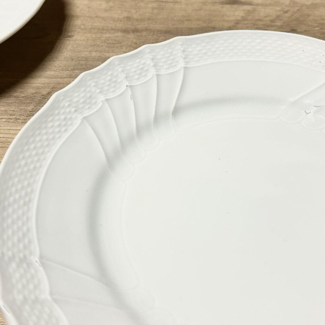 リチャードジノリ ベッキオホワイト 19.4cm プレート 5枚セット