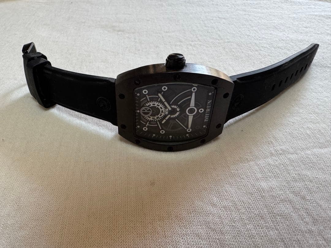 美品】DIURUN 腕時計 ブラック 山下智久 山田涼介 着用