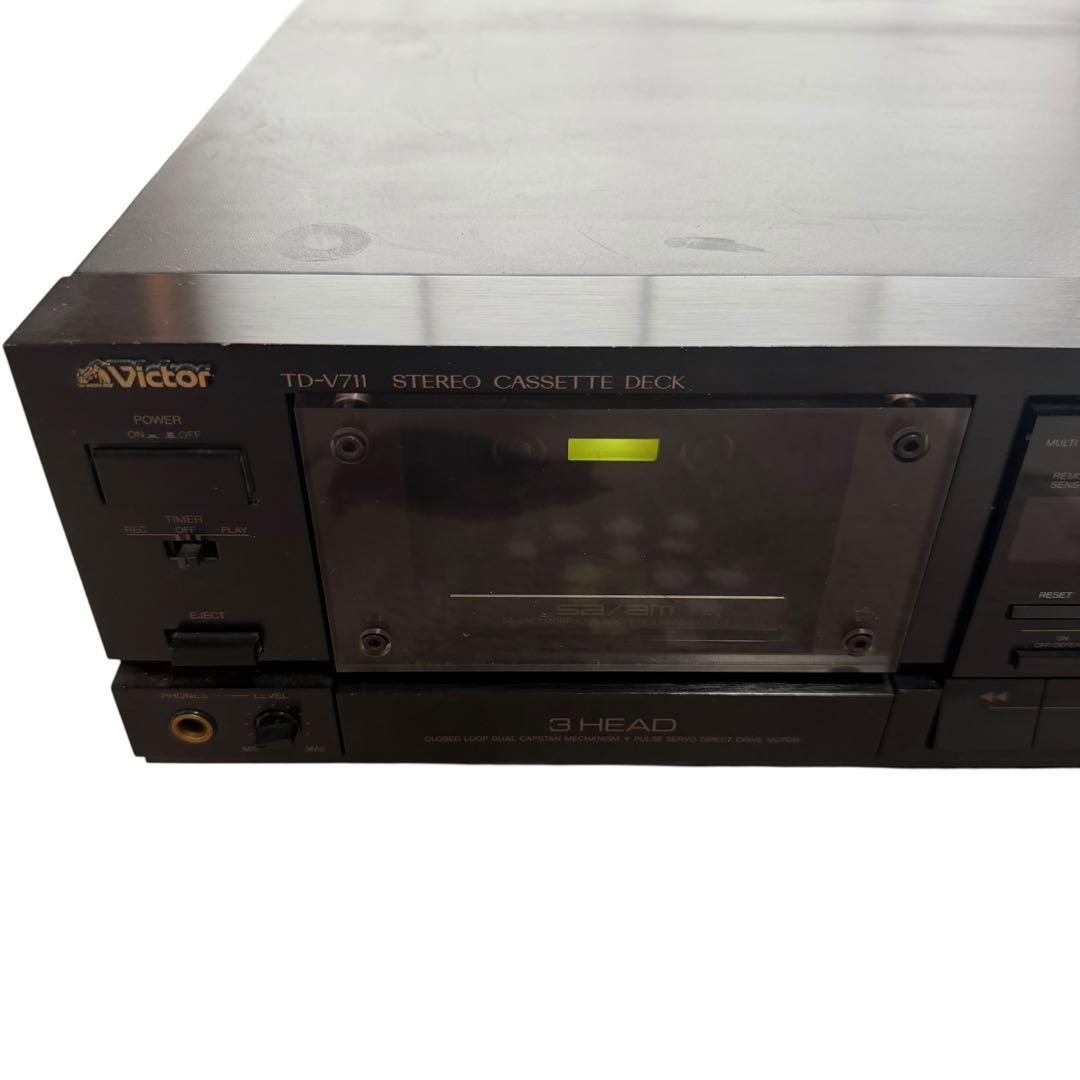 名機】Victor TD-V711 3ヘッド ステレオカセットデッキ - メルカリ