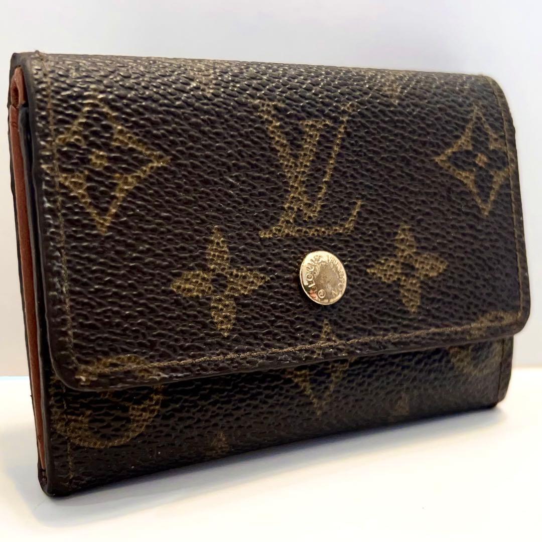 ルイヴィトン モノグラム ポルトモネプラ コインケース ブラウン