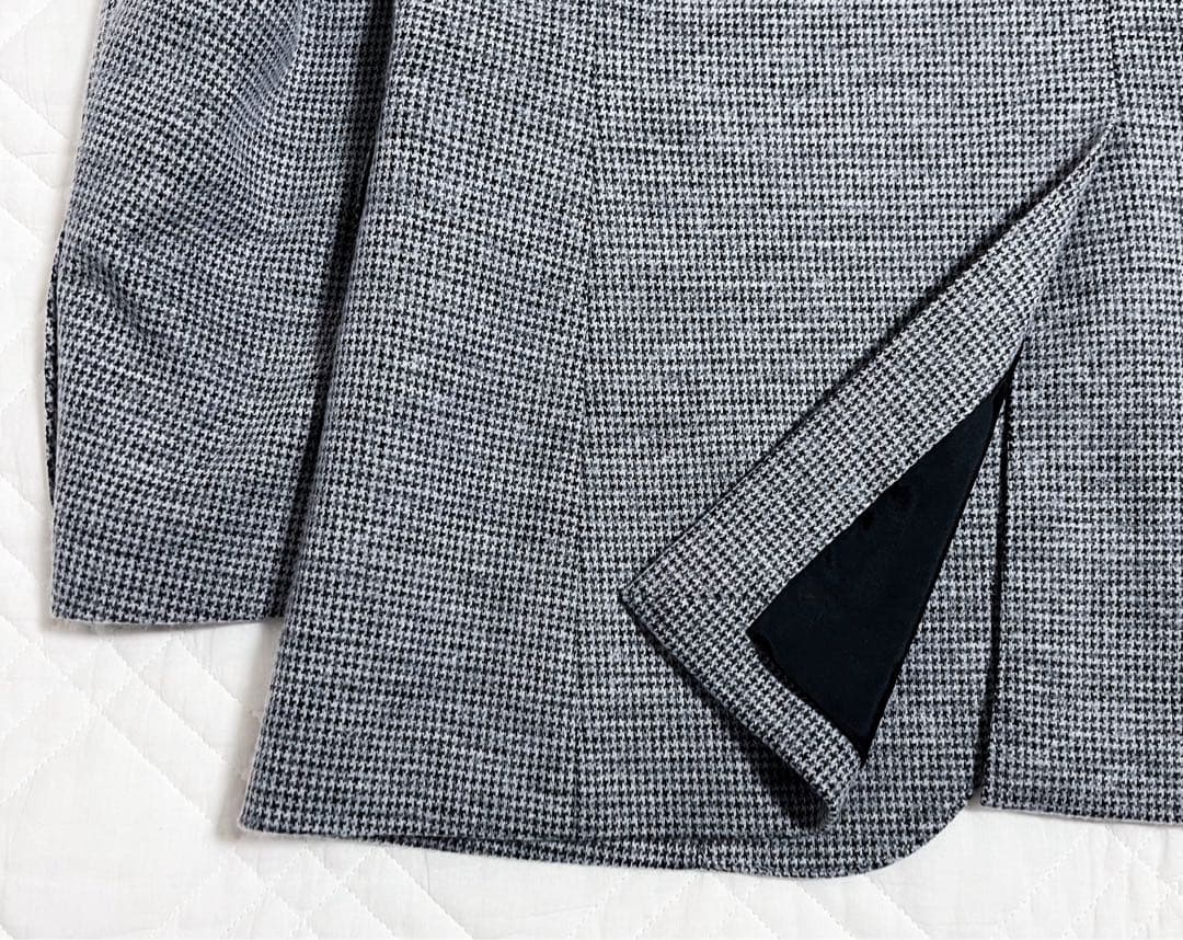 新品 未使用 タグ付き LES MUES ジャケット 尾州 グレー 織柄 - メルカリ