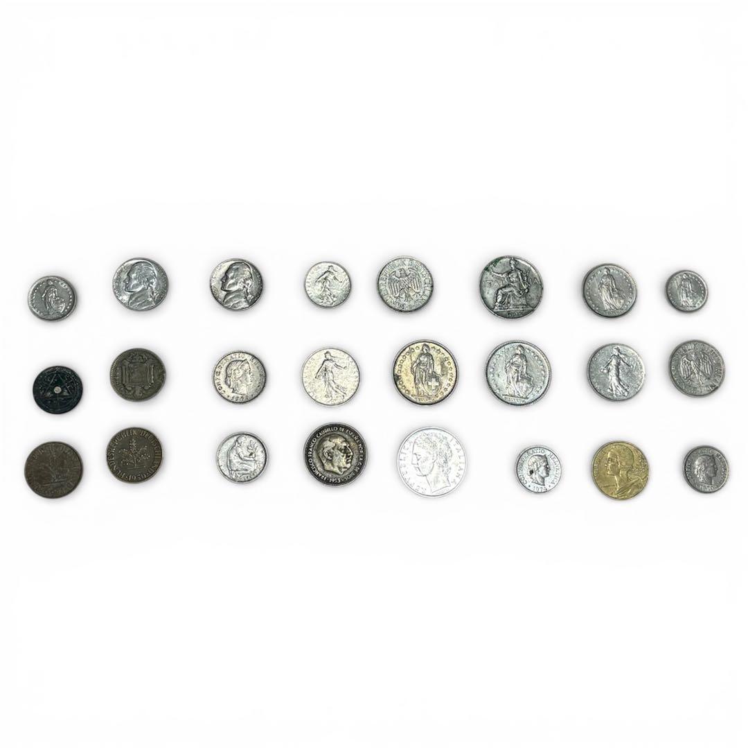 旧貨幣コレクション 24枚セット - メルカリ