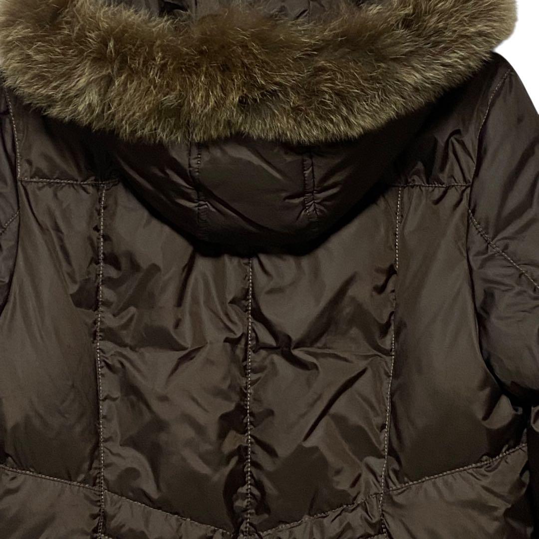 バルマン　BALMAIN ブルーフォックスファー付　ダウンコート　100