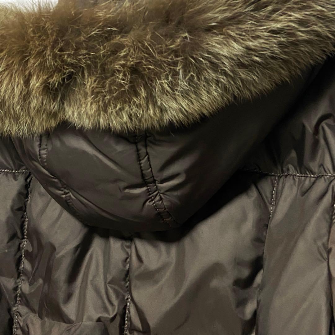 バルマン　BALMAIN ブルーフォックスファー付　ダウンコート　100