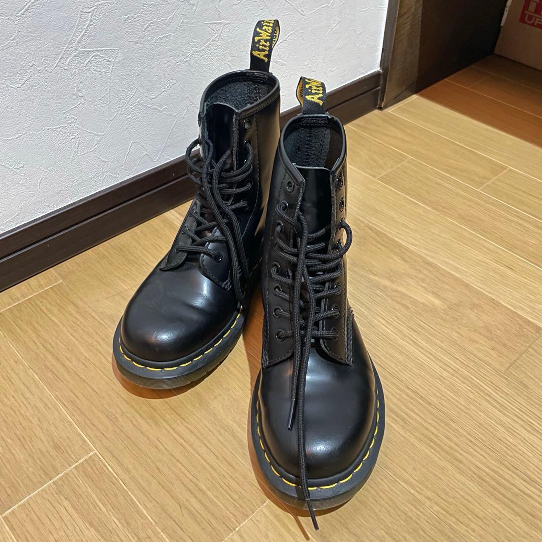 【美品】Dr.Martens 8ホール ブーツ 23cm 1460 WHITE WELT 8 ホール ブーツ
