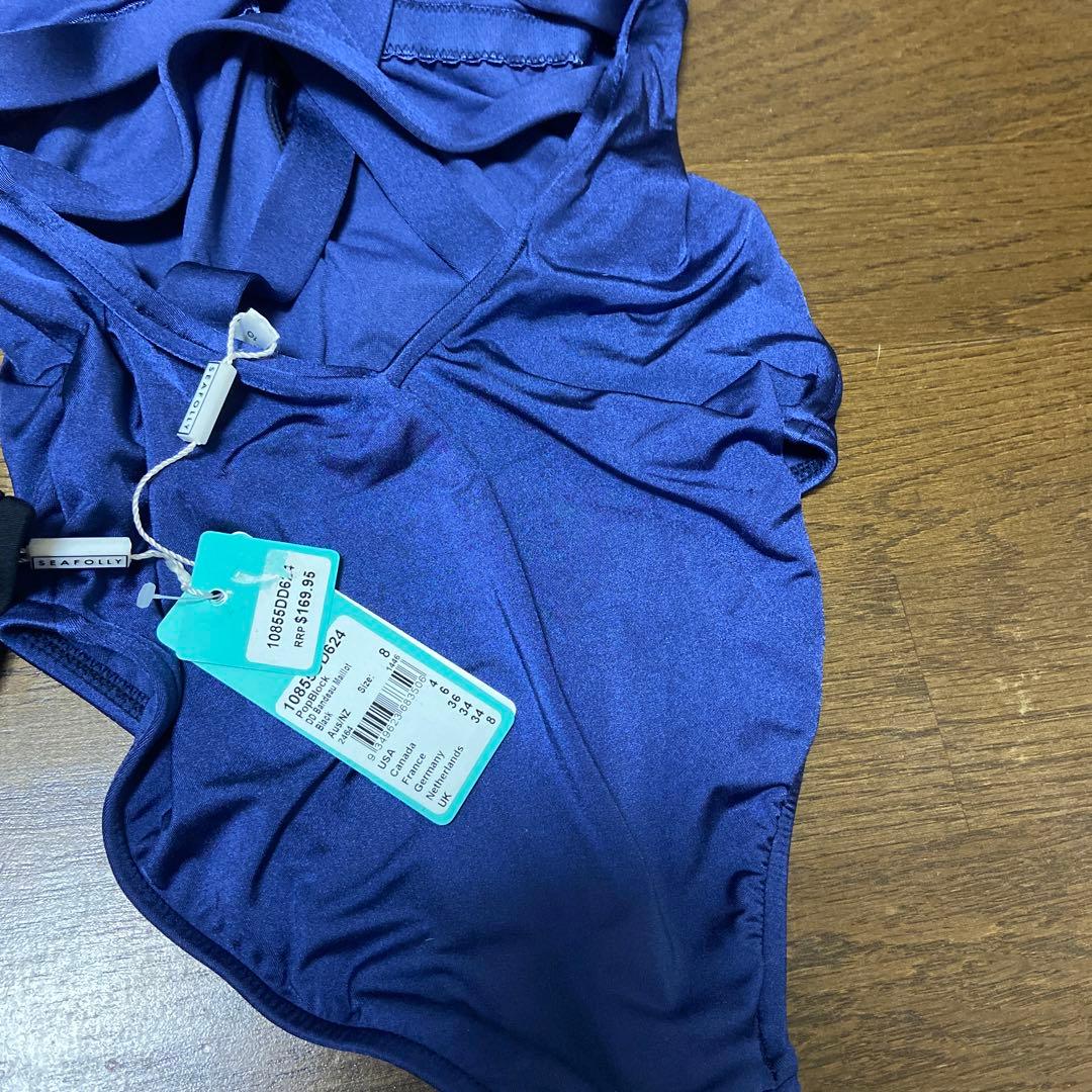 Seafolly Shine On Deep-V Maillot 新品未使用