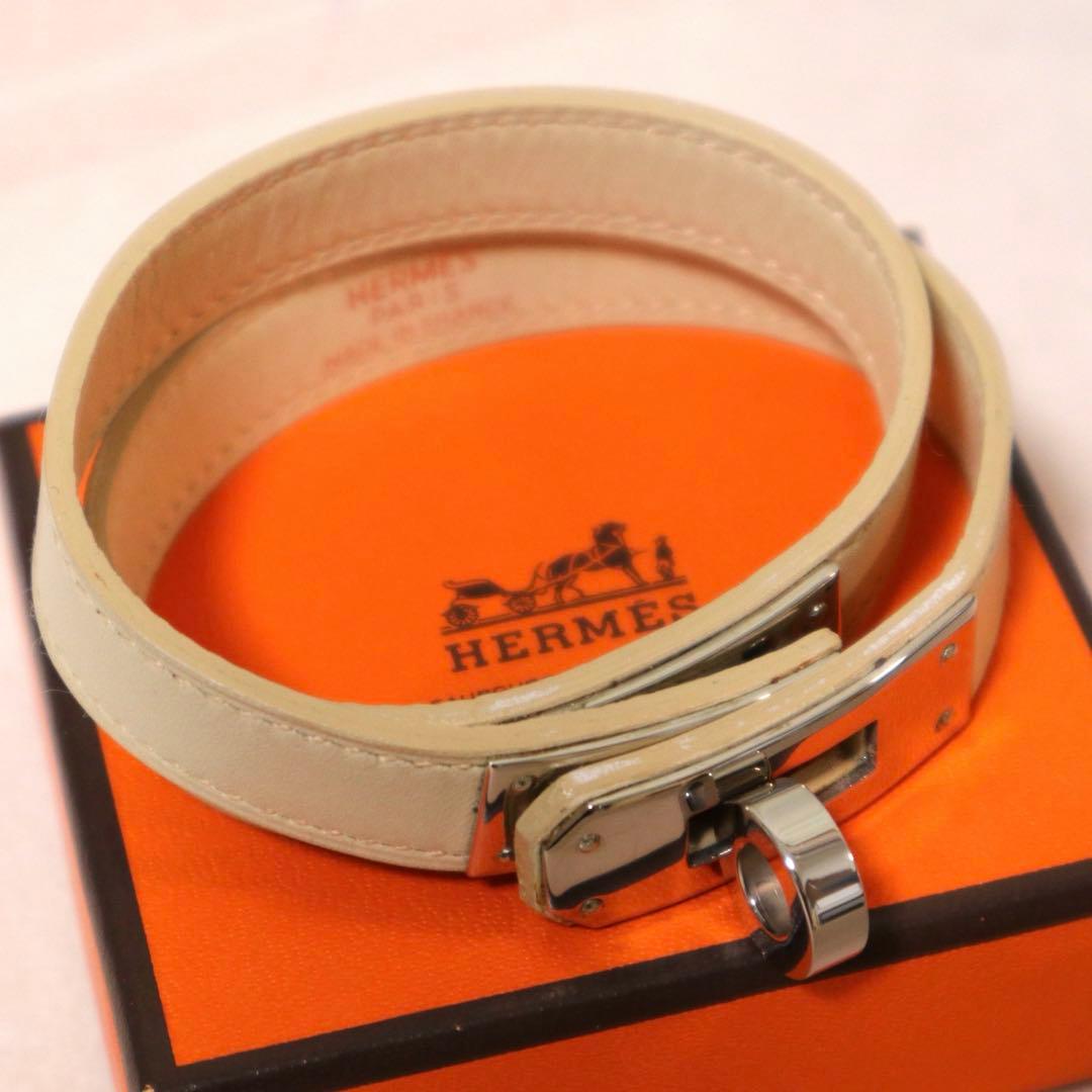 HERMES エルメス ドゥブルトゥール ケリー ブレスレット □F 刻印