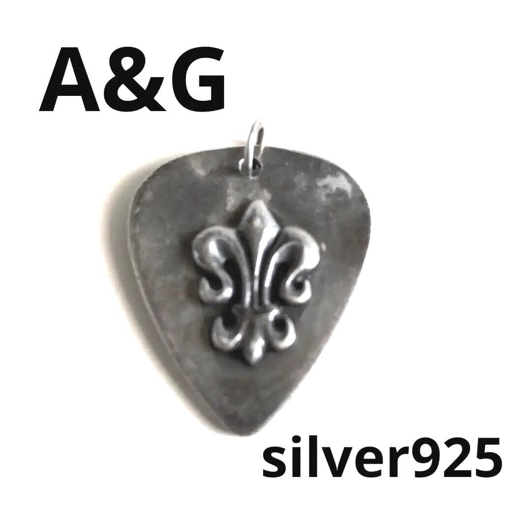 A&Gシルバー925ペンダントトップ クロス フレア ネックレス ペンダント