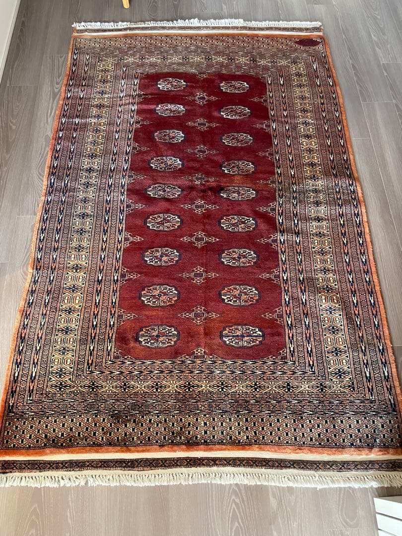 ヴィンテージラグ約200cm x 127cm ラグ ヴィンテージ ビンテージ 洗える 130×185 185×185 200×250 240