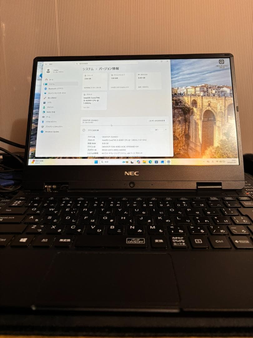 処分価格】値下げしましたNECノートPC・GN13S78GF 第8世代 - メルカリ