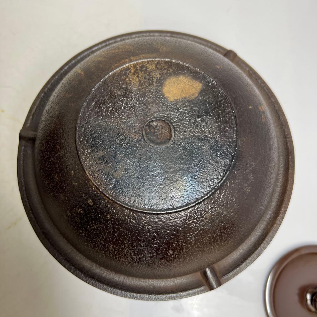 角谷莎村 風炉釜 共箱 7.8㌔ 東Y7-1106①タルサ - メルカリ