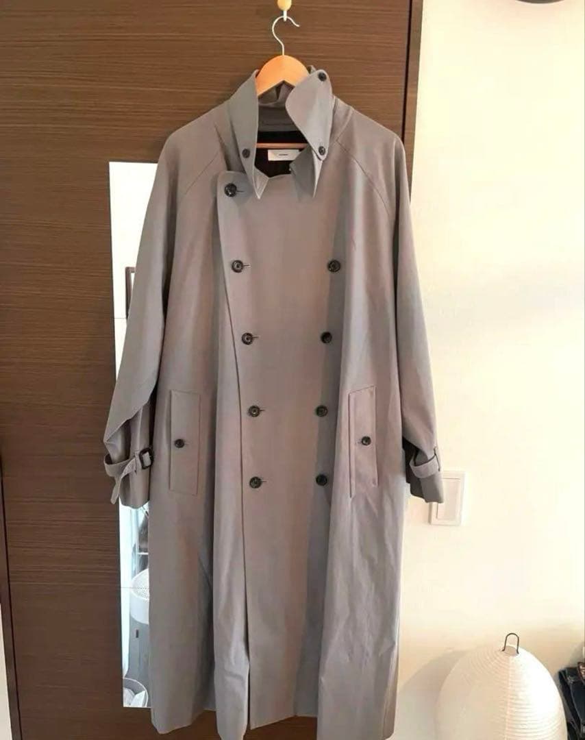 美品Graphpaperグラフペーパー ギャバジントレンチコートサイズ2 日本製 Graphpaper/グラフペーパー】21SS ギャバジントレンチコートを買取入荷