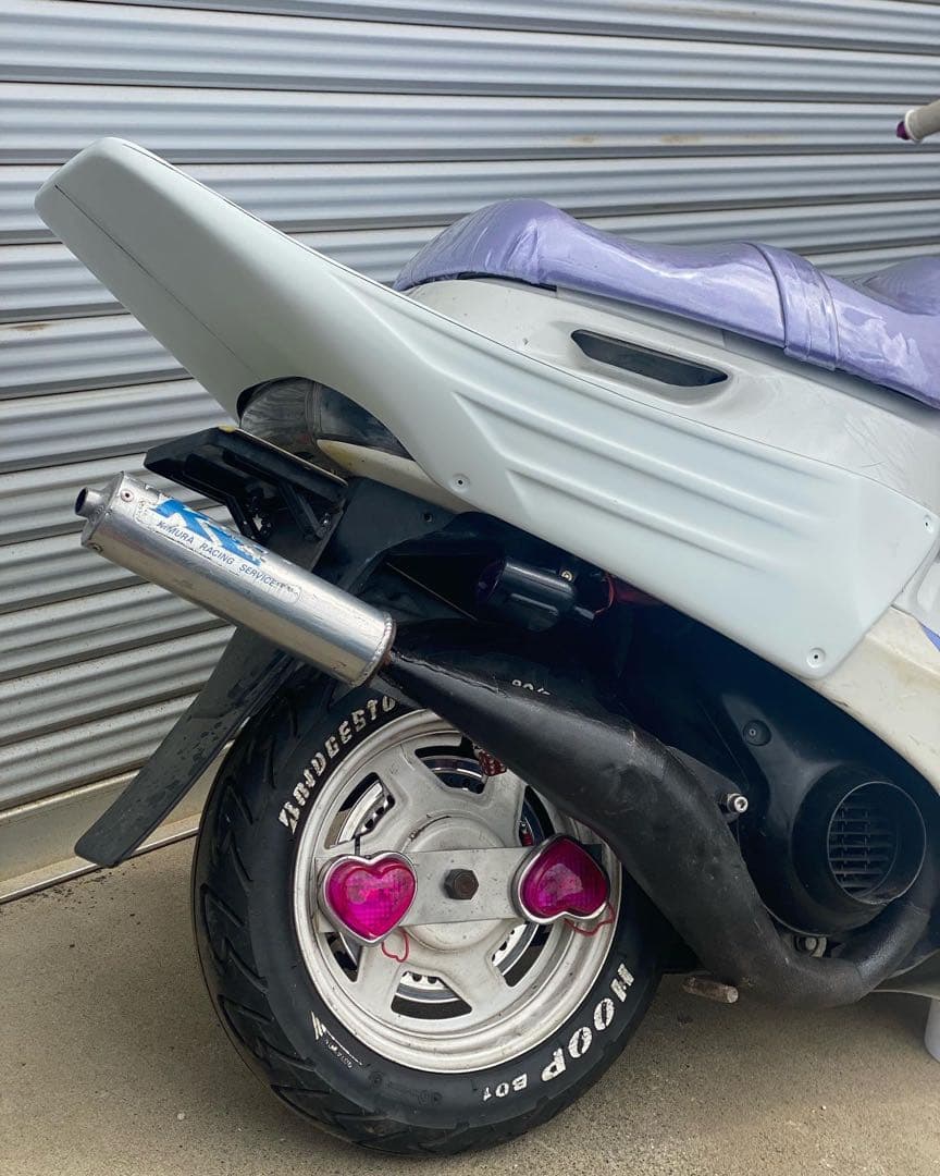 初期型/AF18/AF25ディオ用三連ダクト入りロングリアテールカウル