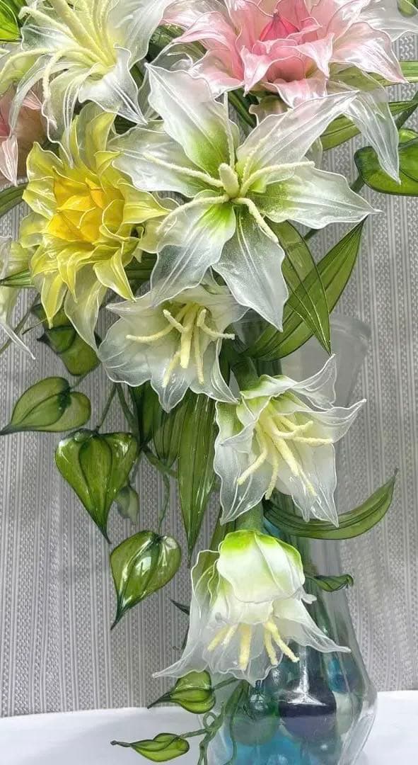 アメリカンフラワー ディップフラワー NO.170（八重咲百合・百合