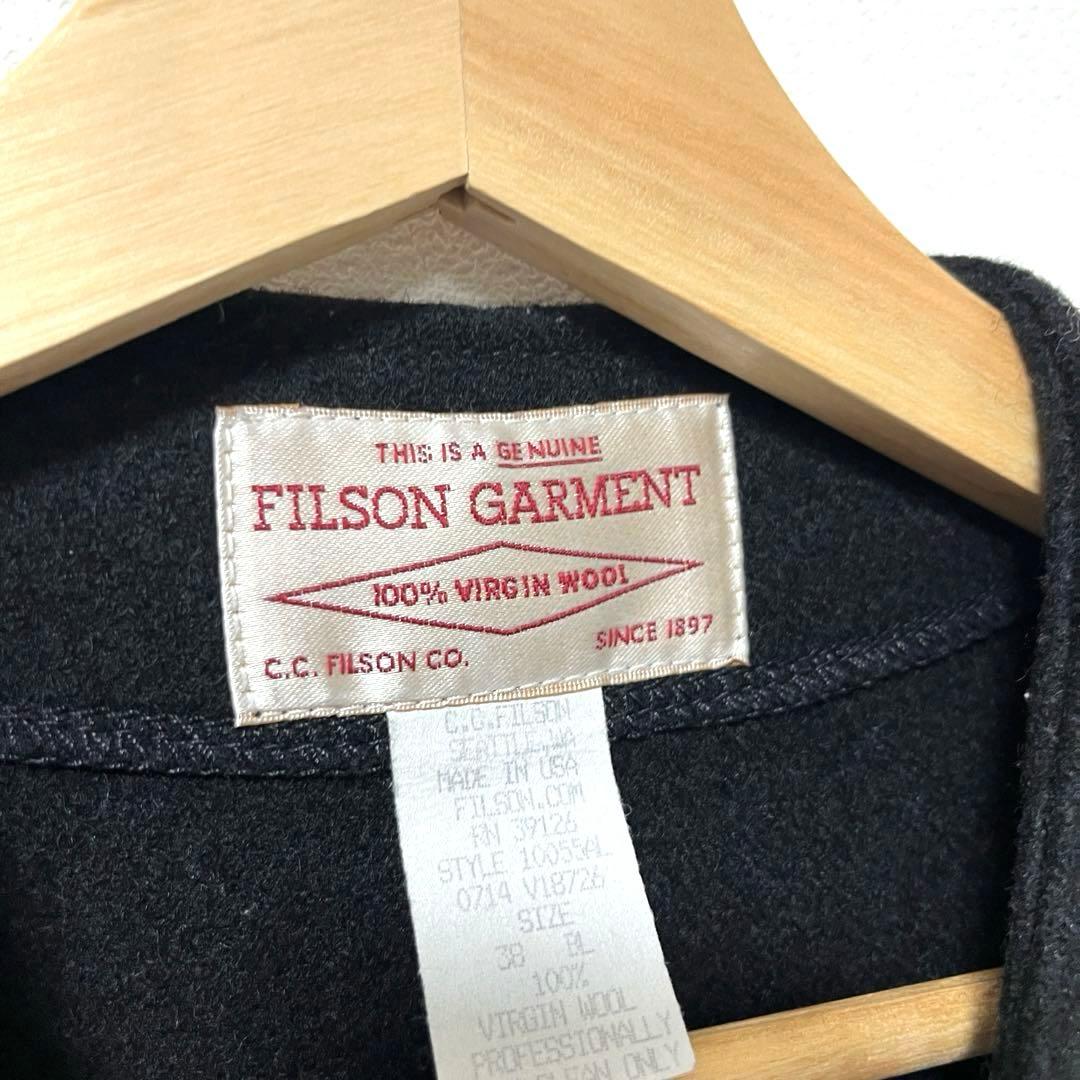 《FILSON》MACKINAW WOOL VEST BLACK 38