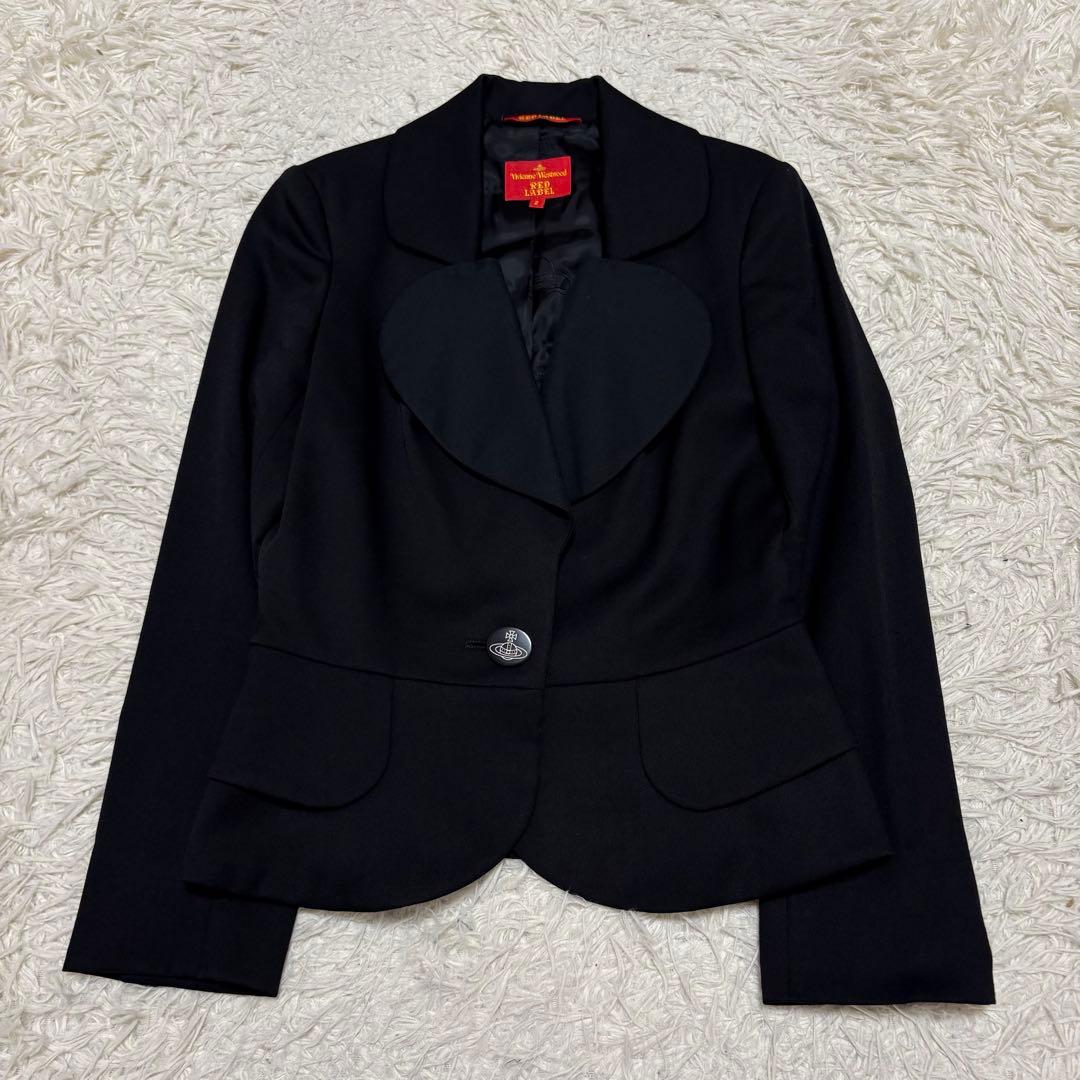 美品 ヴィヴィアンウエストウッド ラブジャケット ブラック サイズ2