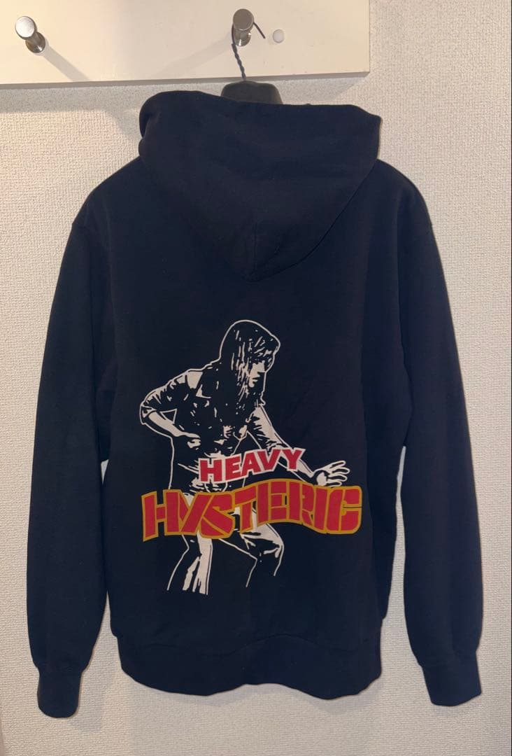 HYSTERIC GLAMOUR ジップアップパーカー ブラック - メルカリ