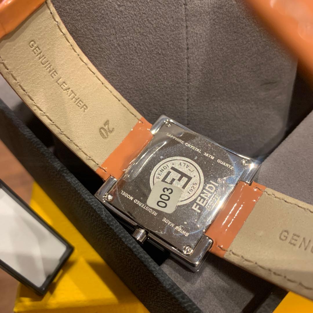 FENDI 腕時計／正規品／未使用・タグ付き／箱付き／電池切れ 003