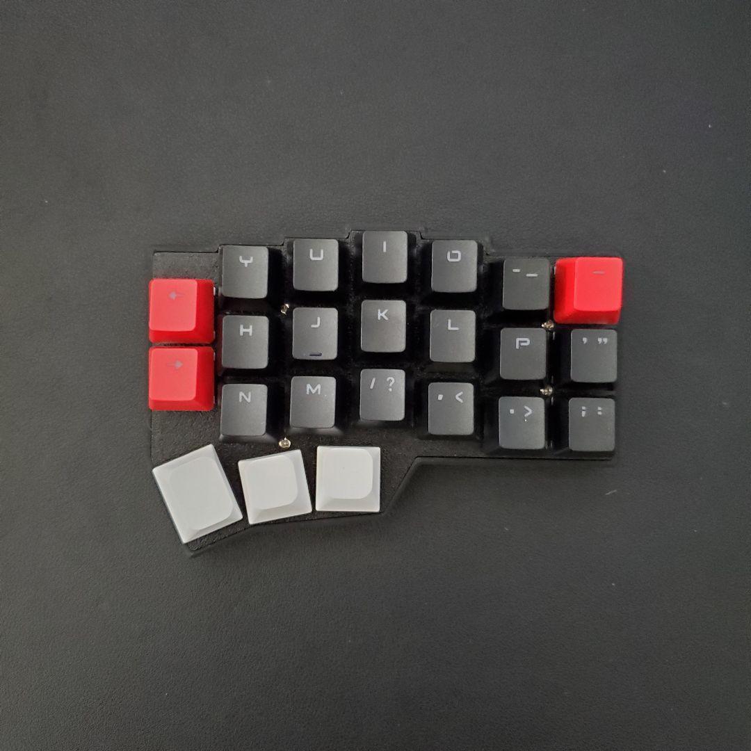 46キー自作キーボード 無線化 親指ロープロファイル - メルカリ