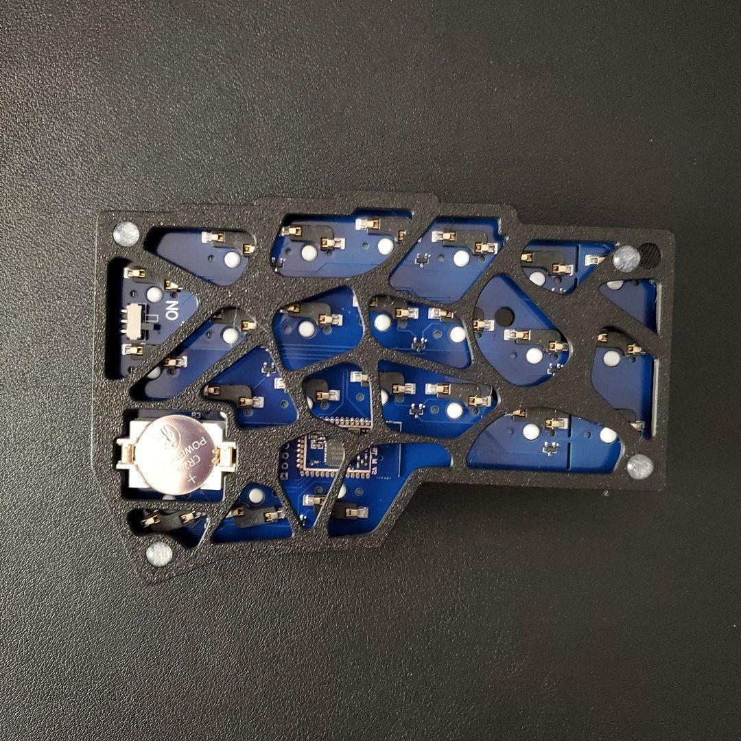 46キー自作キーボード 無線化 親指ロープロファイル - メルカリ