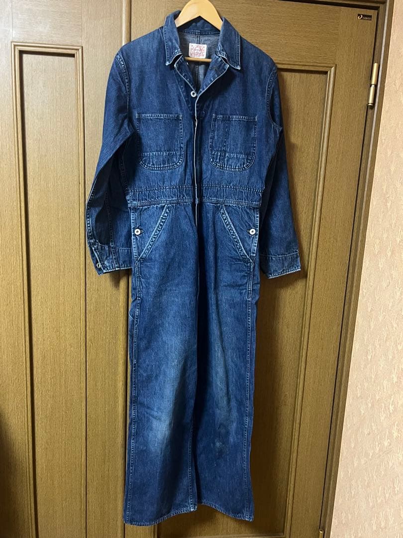 エビス ツナギ オールインワン インディゴ サイズ38 M - メルカリ