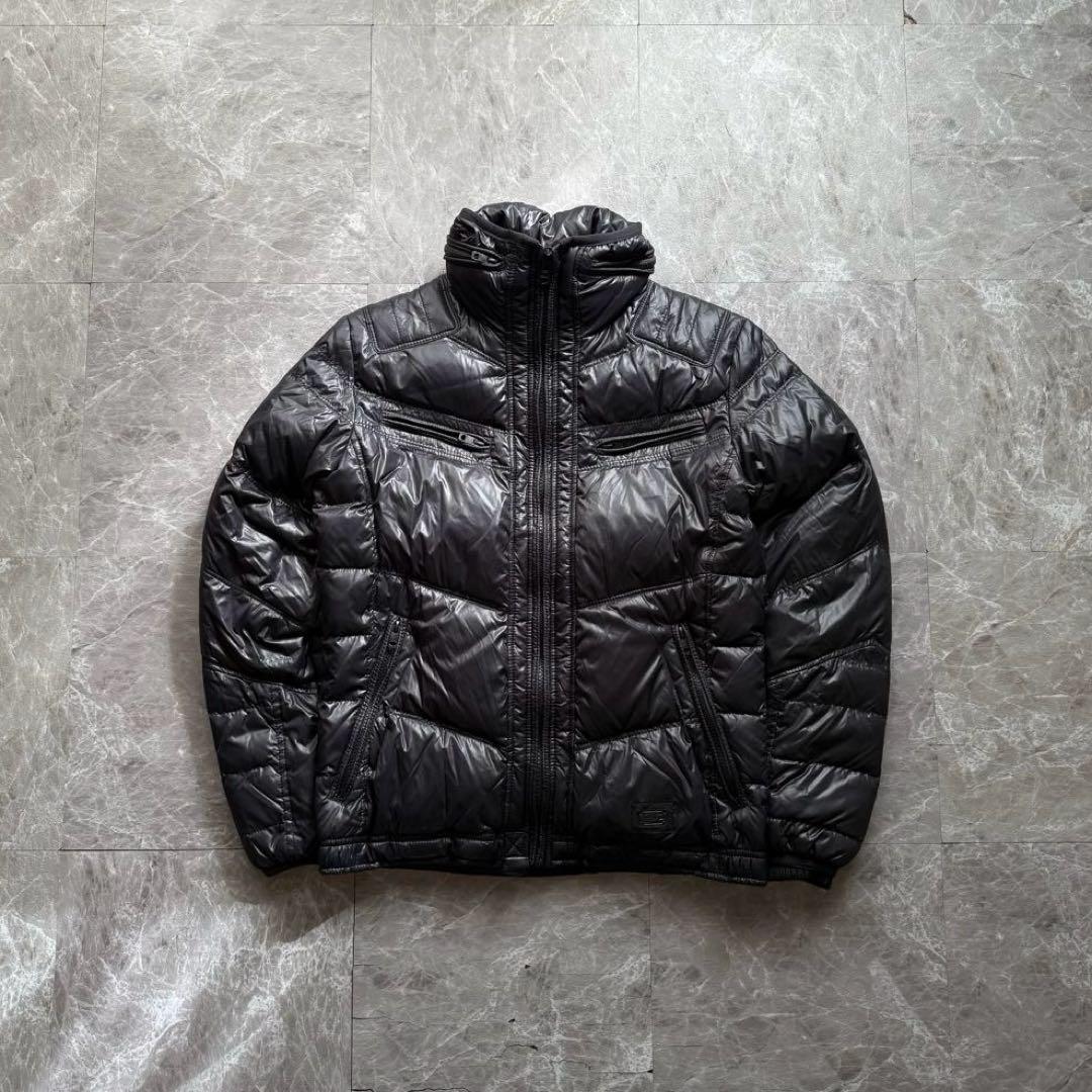 ジャケット・アウター 00s archive diesel down jacket y2k 00s archive far down jacket y2k 平成 ギャル 黒 ダウンジャケット