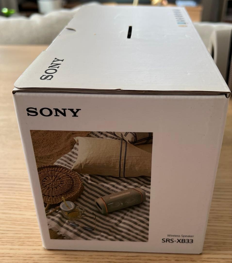 SONY ワイヤレスポータブルスピーカー SRS-XB33 ベージュ