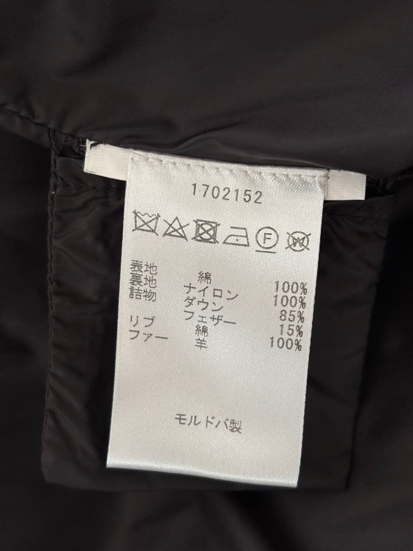 woolrichダウンブラック　クリーニング済