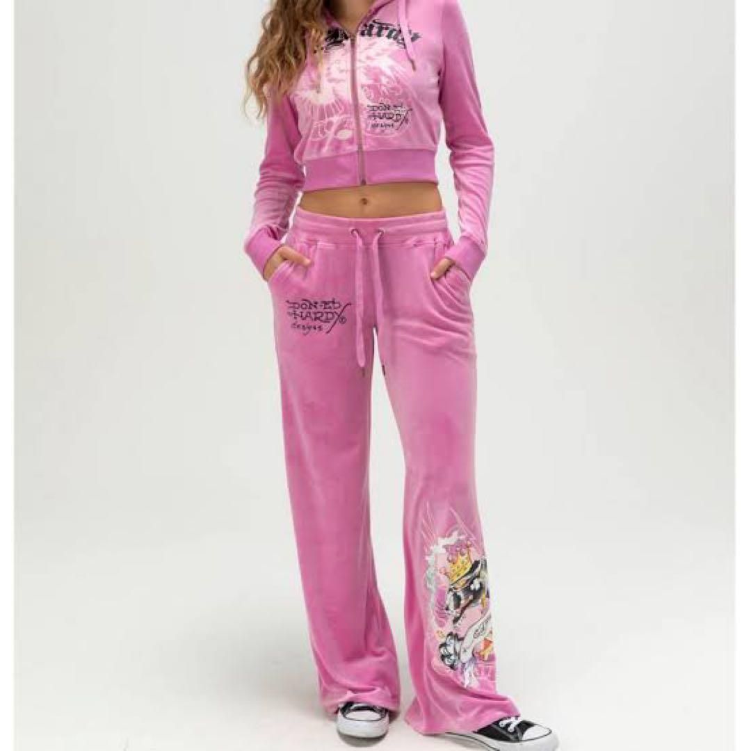 Ed hardy ベロア セットアップ - メルカリ