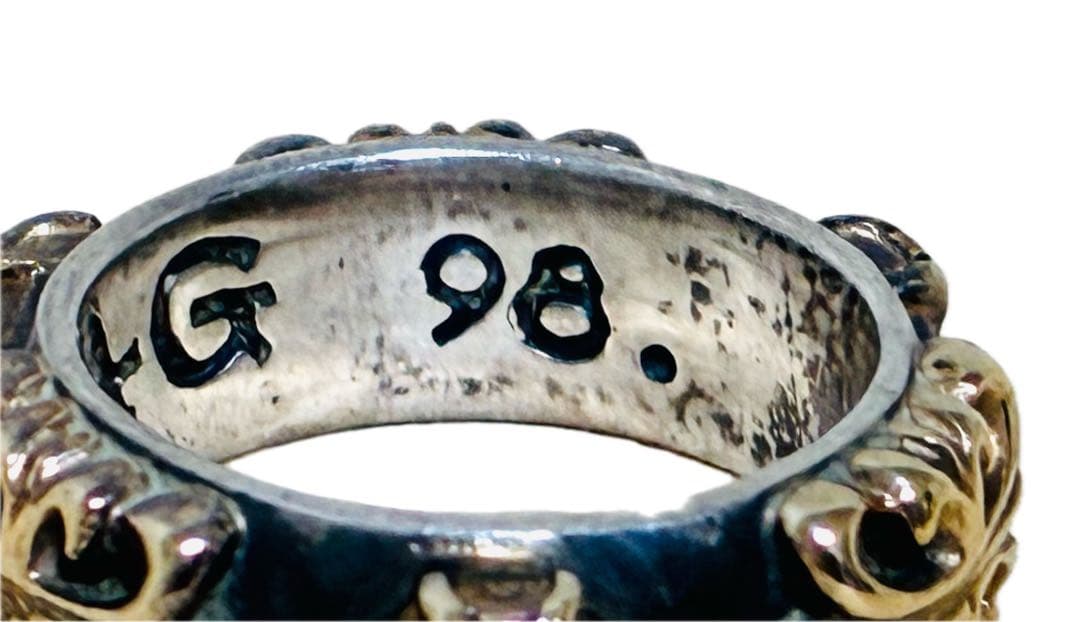 希少】A&G リング フローラルクロス シルバー925 ゴールド 18K - メルカリ