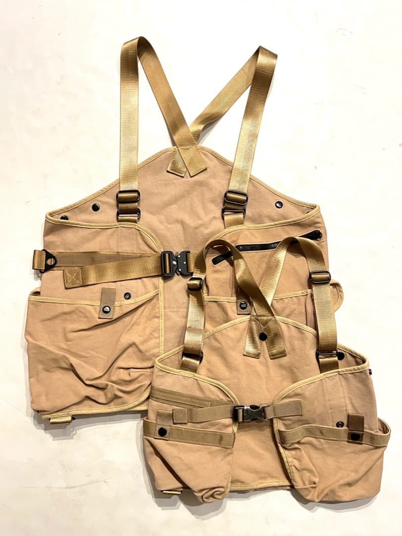 廃盤 デバイスワークス 親子 キャンプベスト ベージュセット 楽天市場】【 S'more / S'more fireproofing 2WAY campvest 】 ベスト