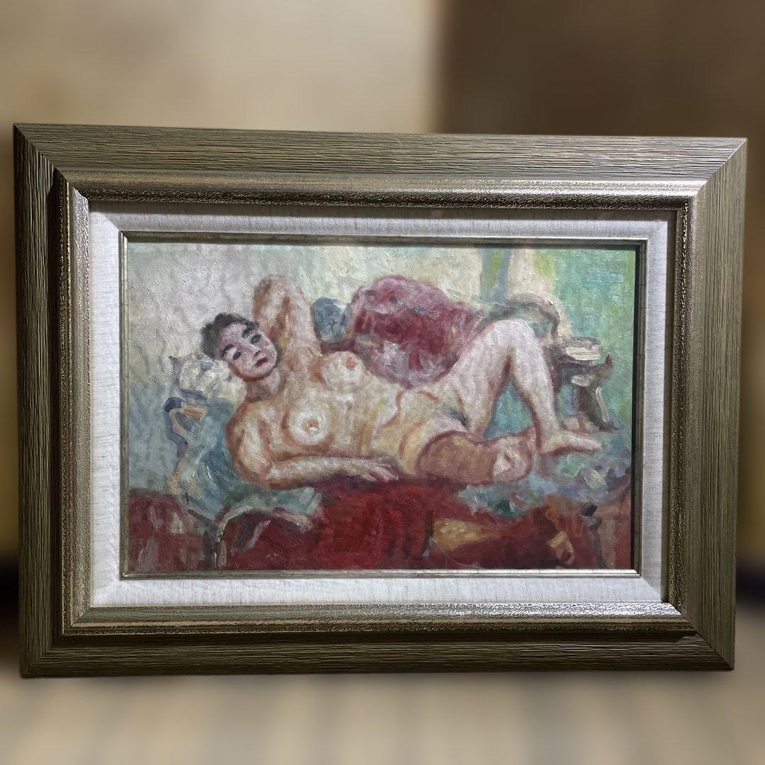 梅原龍三郎 裸婦 肉筆 - メルカリ