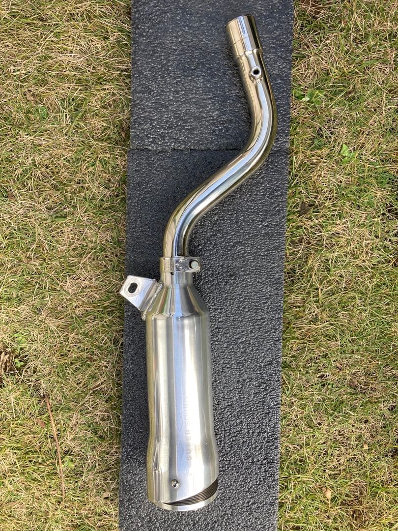 SUPERSOUND ステンレス マフラー 重低音サウンド ステンレス マフラー AF34 AF35 ライブディオ ZX/SR