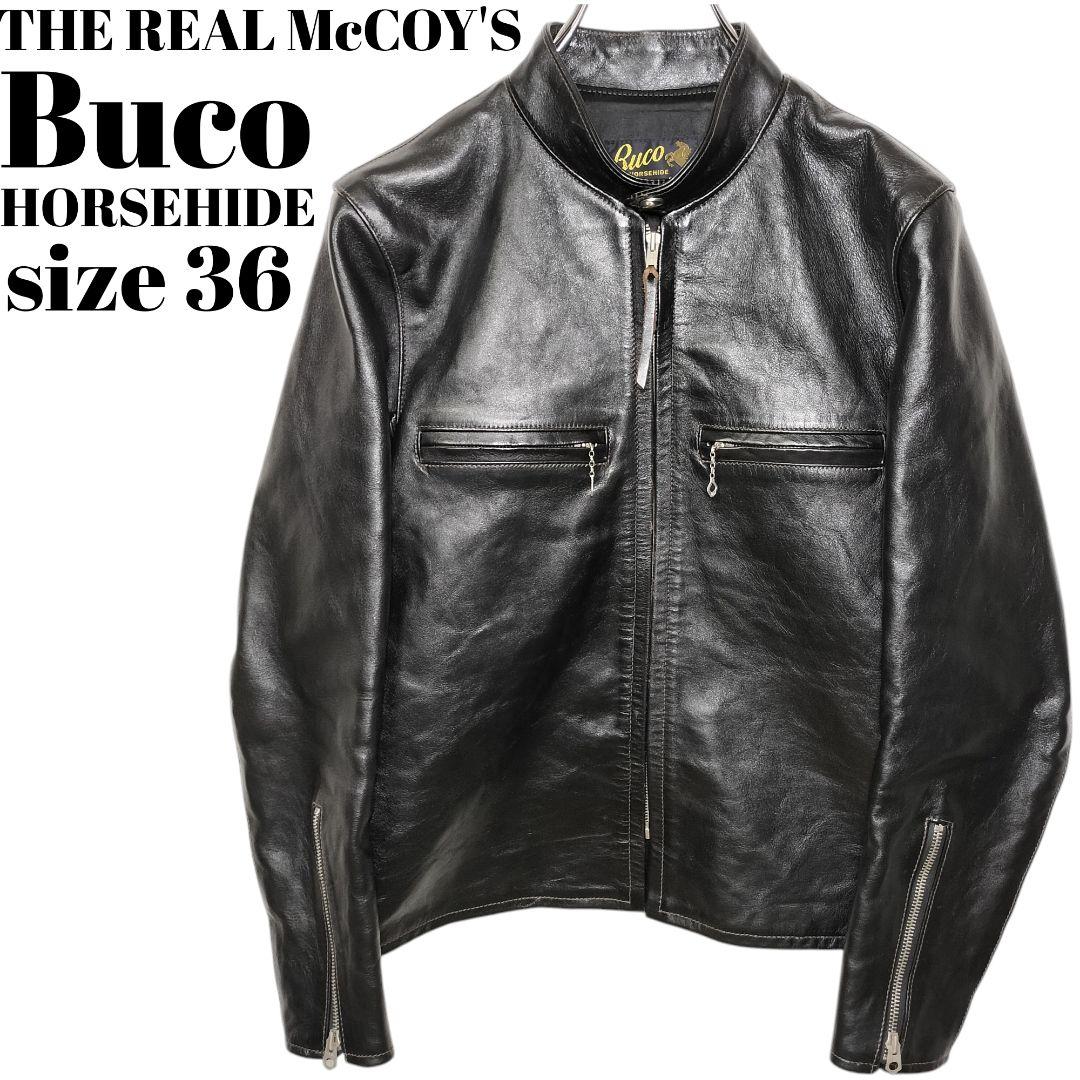 Buco ブコ McCOY'S ザリアルマッコイズ レザージャケット ブラック黒