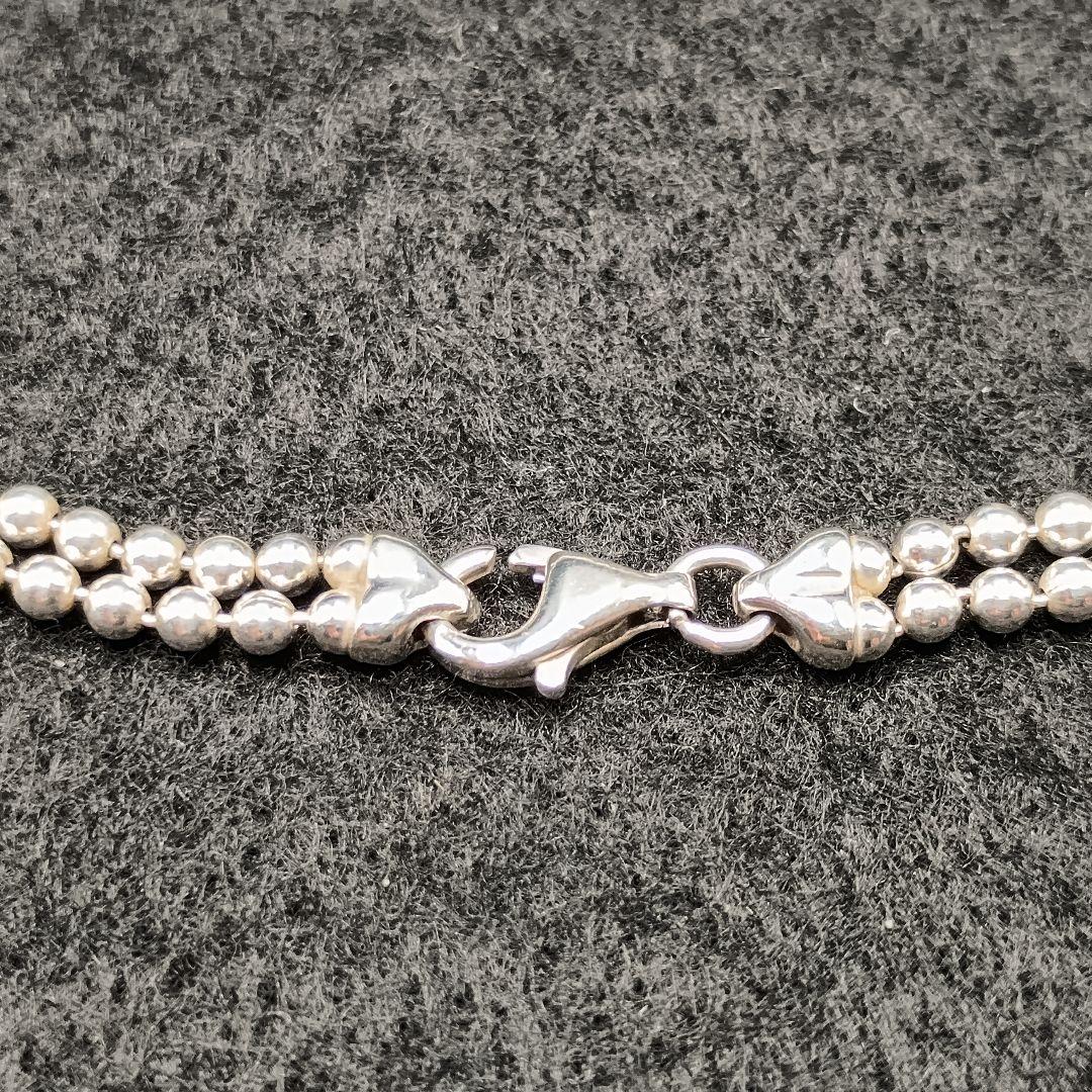 GUCCI ダブルボールチェーン 52.5cm SILVER925 ユニセックス