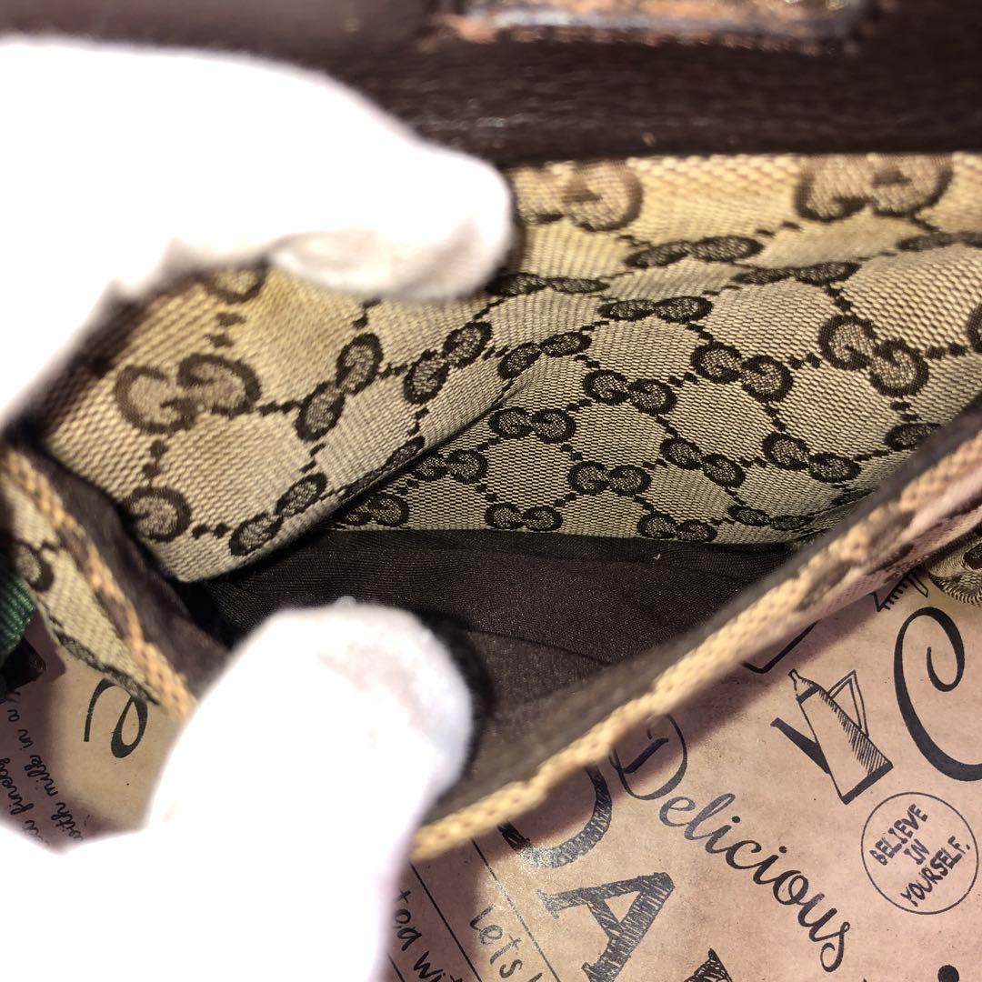 グッチ GG柄 シェリーライン ボティー バッグ キャンバス S3124 - メルカリ