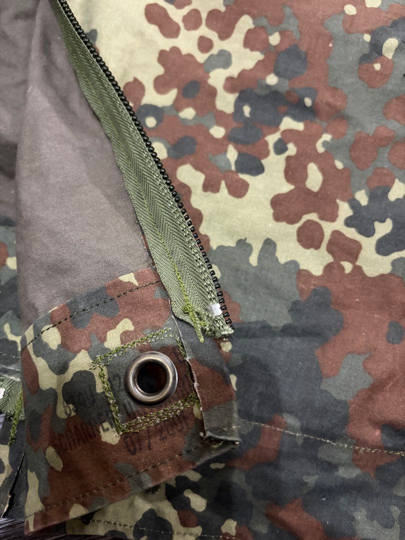 値下】ドイツ軍 パップテント 軍幕 前面ジッパー加工済／蚊