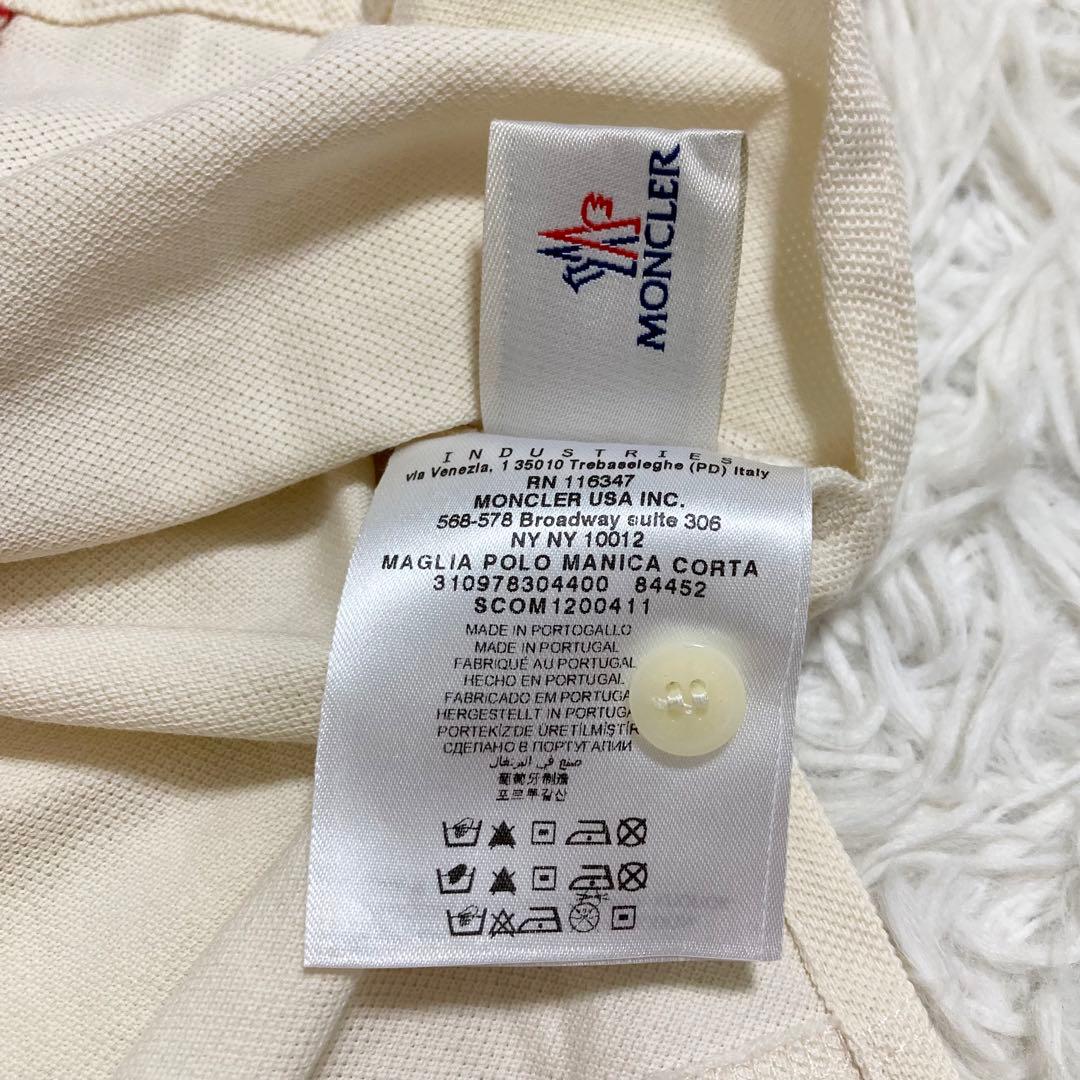 モンクレール ポロシャツ センターロゴ トリコロール 鹿の子 マグリア