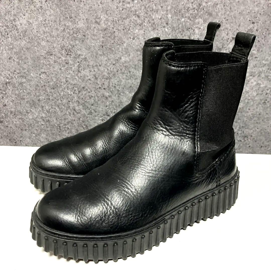 クラークス　トーヒルメープル　サイドゴアブーツ　ブラック　23.0 Clarks（クラークス） ブーツ Torhill Maple / トーヒルメープル