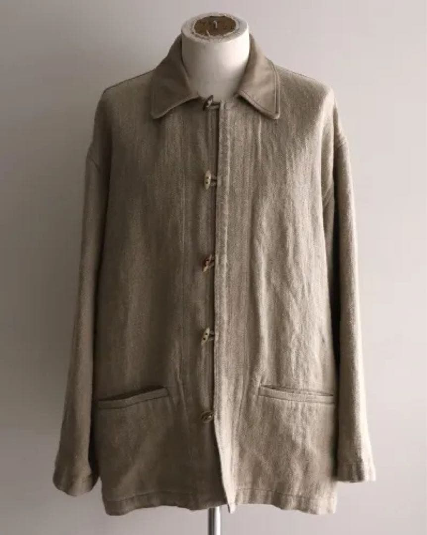 ジャケット・アウター HERILL 26SS Linen Duffel Jacket natural HERILL(へリル) 26SS 