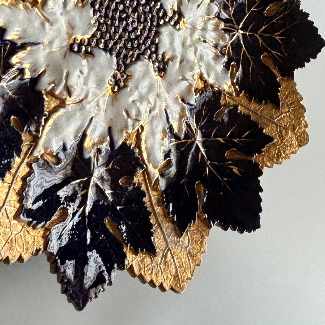 アンティーク　マイセン　豪華なリーフプレート　Meissen【稀少品・美術品】