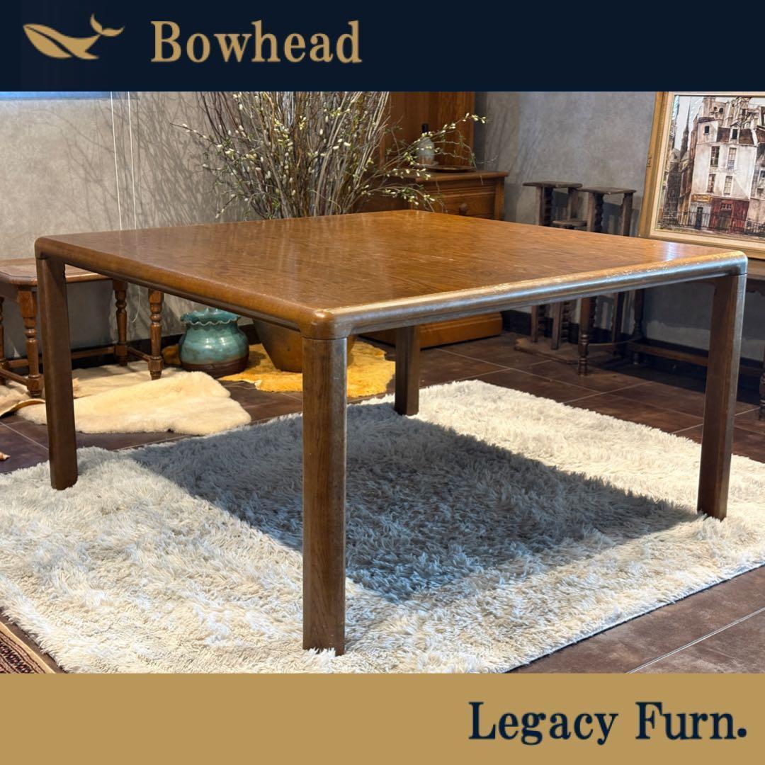 飛騨産業 キツツキ スクエアテーブル ダイニングテーブル アンティーク