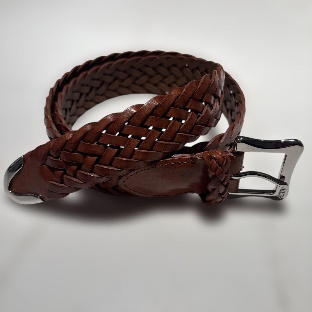 J&M Davidson／メッシュベルト／タンブラウン／32/80 - メルカリ