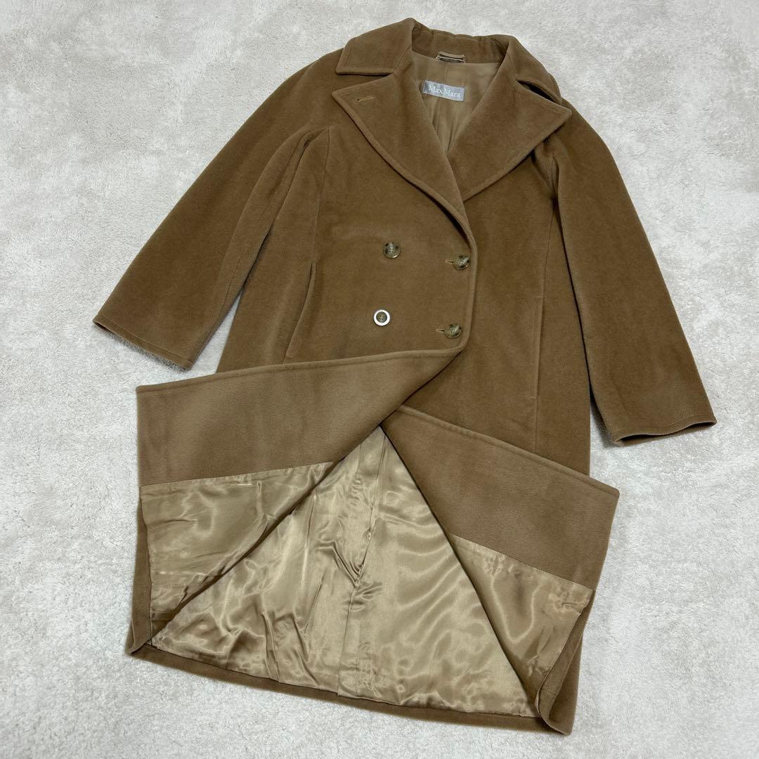 ♦︎新品同様♦︎MaxMara♦︎ブラウン♦︎ダブルブレストコート♦︎M8 WEEKEND MAX MARA (ウィークエンド マックスマーラ ) ウール ダブル