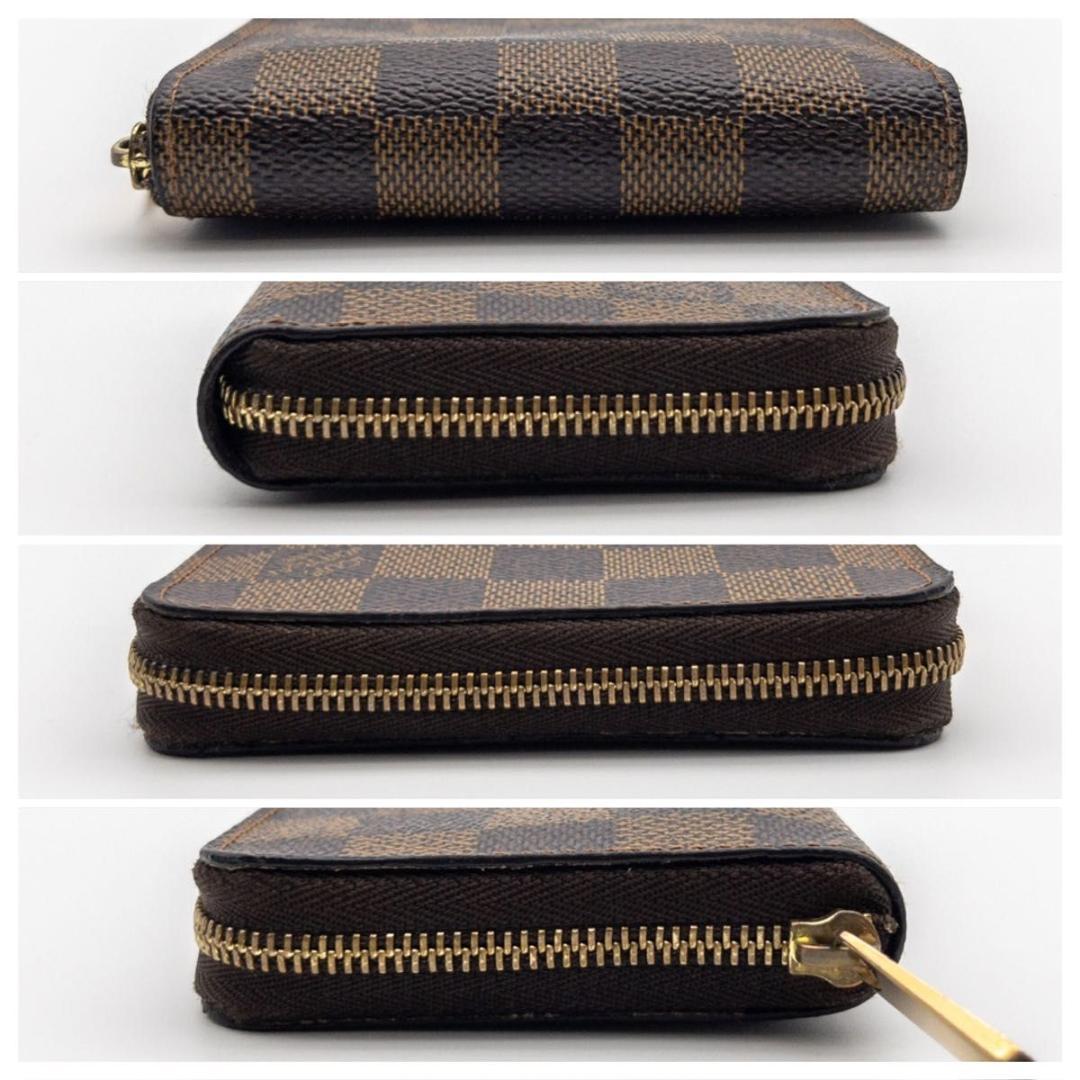 【SALE】ルイヴィトン　ジッピーパース　ダミエエベヌ　ケース　茶色